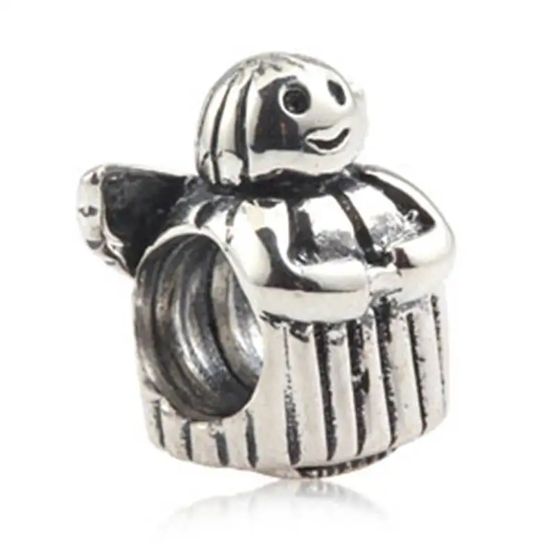 Angel Charm Choruslove, ангелочек, шарм, любовь, Висячие бусины, бусины из стерлингового серебра 925, подходит для Пандоры, талисманы на День святого Валентина, сделай сам, браслет, ювелирное изделие - Окраска металла: Angel Charm