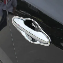 For 2010-2014 HYUNDAI IX35 TUCSON ABS Chrome Side Door Handle Cover Door Handle Bowl Cover Trim Exterior Car Styling Accessories