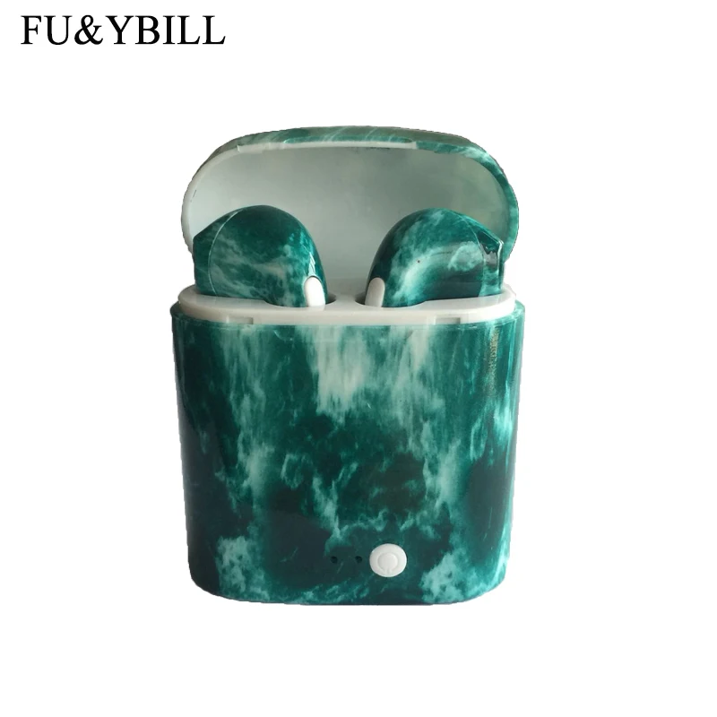 Fu&y Bill Custom Product Bluetooth Earphone Twins Bluetooth V4.2 Stereo Headset Earphone for Iphone X/8/7plus Samsung S9 Huawei