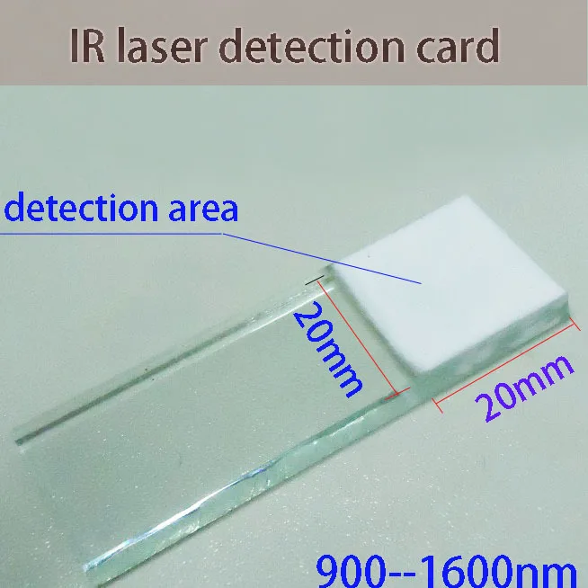IR laser detection card for 900 1600nm lasers, such as 904nm 980nm 1064nm 1550nm lasersin