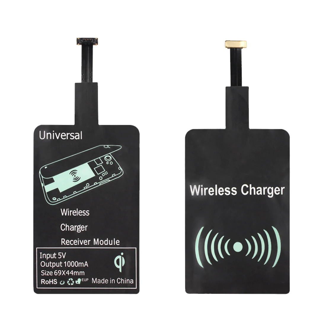 Новинка для Android Micro USB универсальное беспроводное зарядное устройство приемник