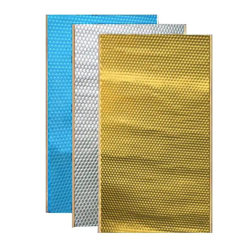 

Car Sound Deadener Mat Noise Insulation Deadening for Hood Engine Firewall Heat Material Aluminum Foam Stickers