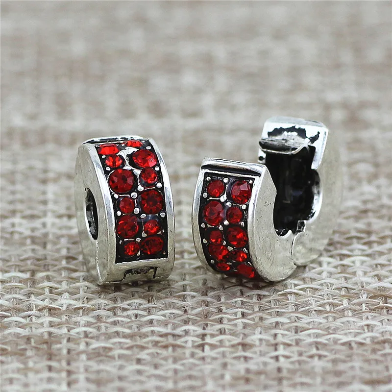 5 стильных защитных стопор pave cz Подходит для стильных браслетов Pandora бусины для изготовления ювелирных изделий подходящие амулеты Браслеты для женщин