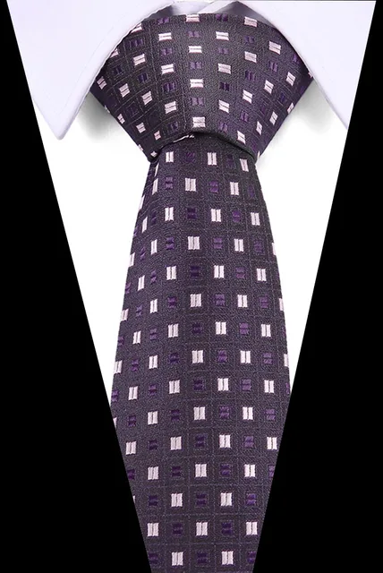 7.5m Mens Ties Pink Man Fashion Polka Dot Plaid Striped Floral Neckties Corbatas Gravata Jacquard Silk Business Tie for Men L116