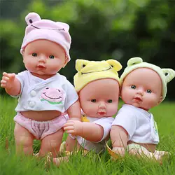 MINOCOOL 30 см мягкие силиконовые куклы-реборн маленьких Реалистичная кукла реборн 11 дюймов полный винил Boneca Кукла реборн для девочек
