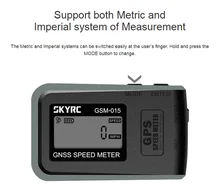 SKYRC GSM-015 GNSS GPS haute précision, compteur de vitesse pour RC FPV, Multirotor, quadrirotor, avion, hélicoptère