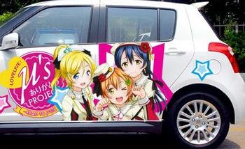 

3D Car Decals Japanese Cartoon Anime Car Styling Whole Body Car Stickers Waterproof Car Acessories Sticker Paint Protection Film