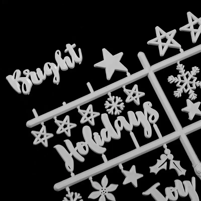 Рождественский Войлок вывеска пластиковые буквы для буквы из фетра доска для вывески Nov-26B