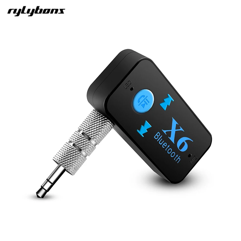 Беспроводной мини аудиоприемник rylyхорос 4 1 EDR Bluetooth Aux 3 5 мм автомобильный