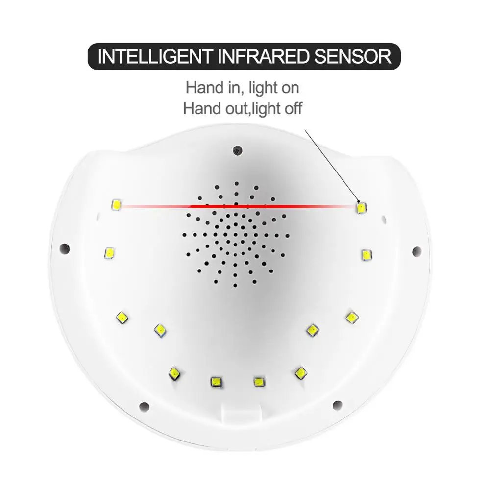 Pаспродажа COSCELIA акриловый набор для ногтей с 24 Вт лампой УФ гель маникюрный набор Инструменты для маникюра Набор для гель лака инструменты для маникюр...