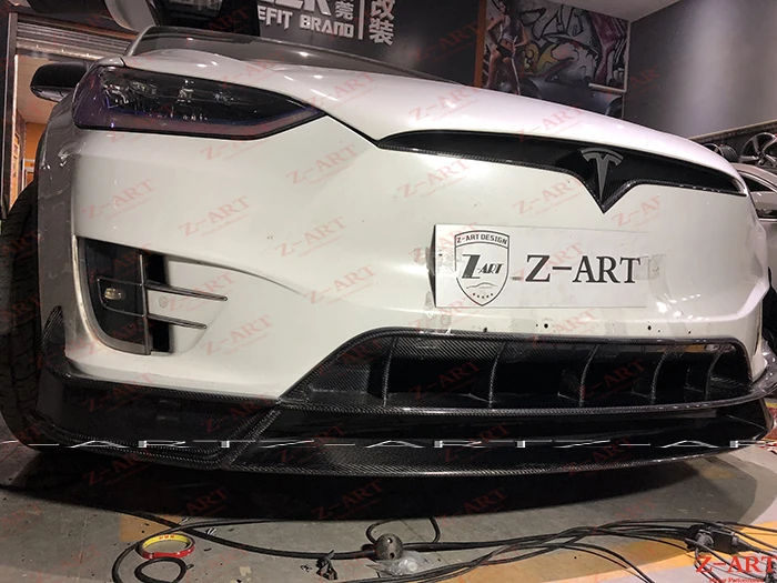 Z-ART для порта Revoz комплект корпуса из углеродного волокна для Tesla модель X углеродное волокно aerokit для Tesla модель X