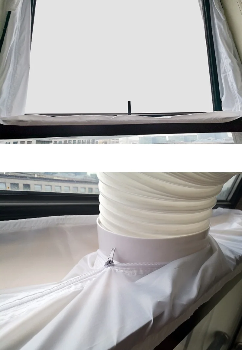 Воздушный замок, уплотнительная пластина, белая, универсальная, мобильная, кондиционер, мягкая доска для мобильного кондиционера, окно 4 м