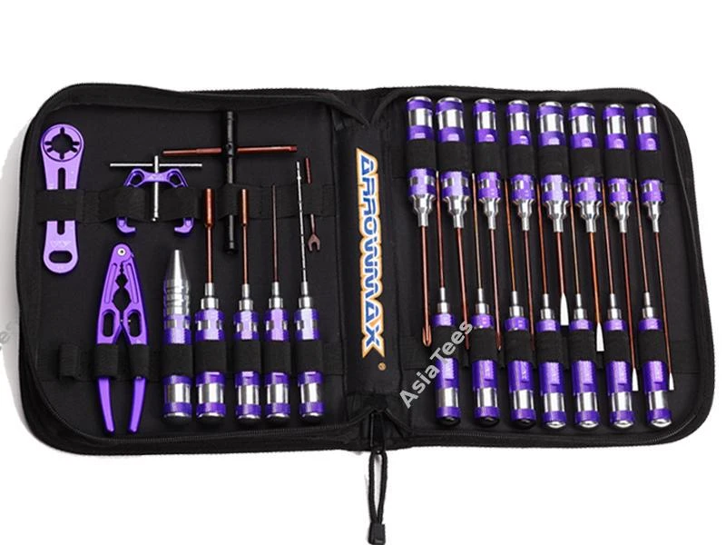 Metric Arrowmax Tool Set With Toolbag 25pcs Am199402 Rc Model Vehicle Parts Accs Toys Games