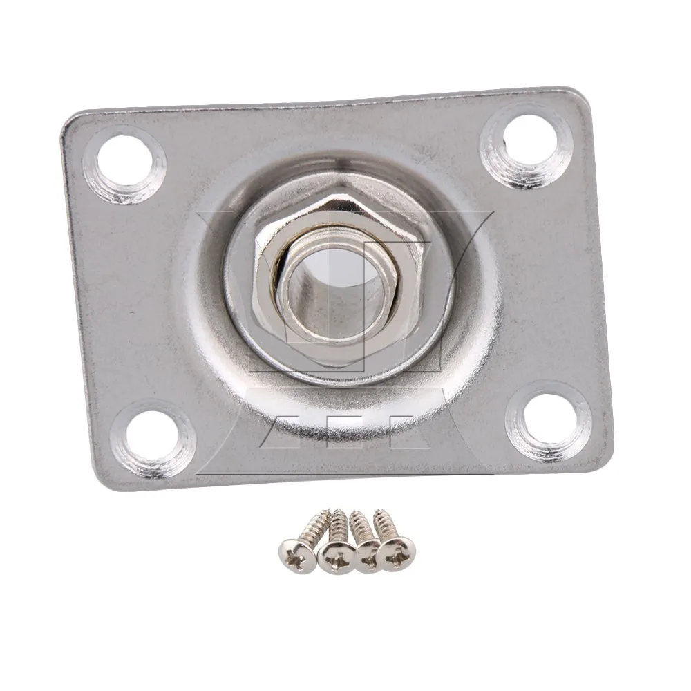 

Yibuy Chrome Rectangular Guitar Jack Plate Socket For Guitar
