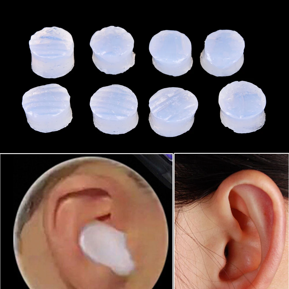 

4Pcs/1box Silicone Soft Ear Plugs Earplugs Swimming Colorful Earplugs For Swimming Water Sports Swimming Accessories