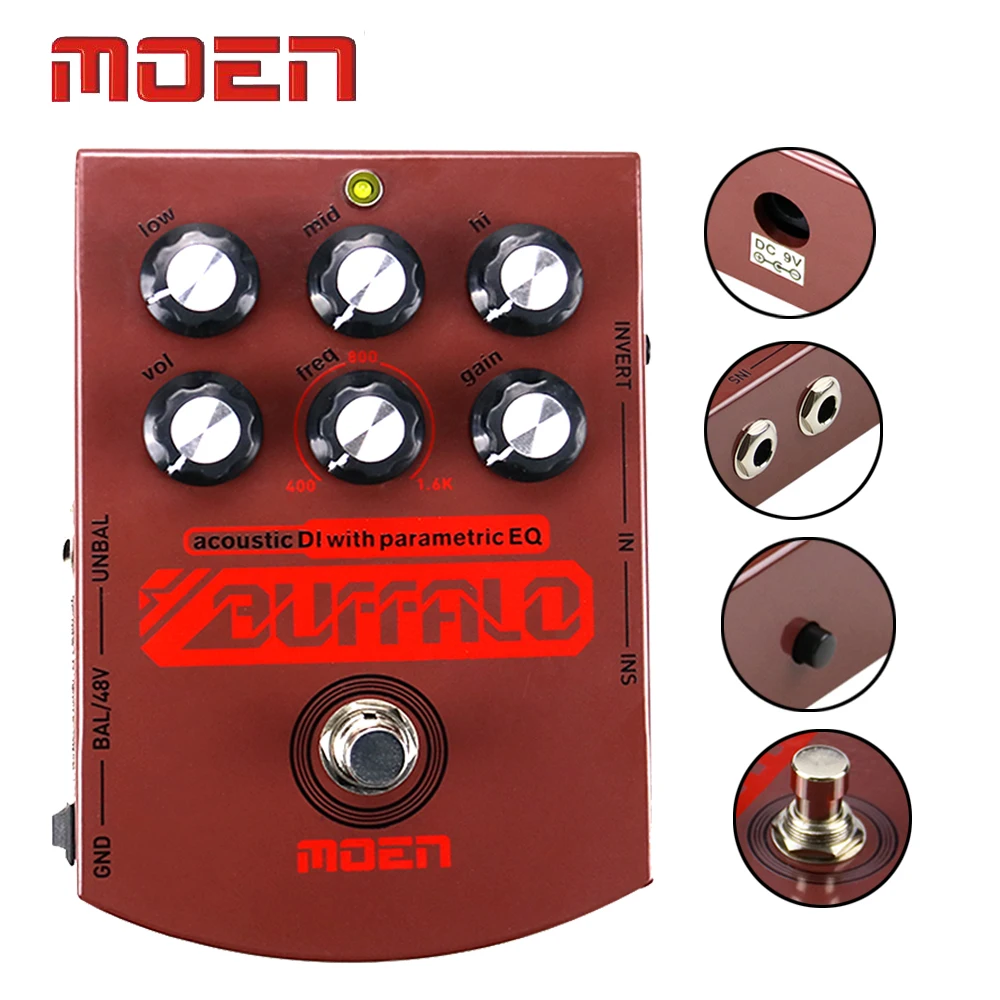 High Quality Moen AC BA Pedal True Bypass Design Speaker Simulation