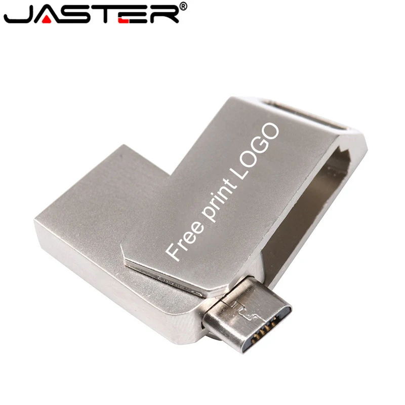 JASTER Горячая USB флэш-накопитель 4 ГБ 16 ГБ 32 ГБ 64 Гб OTG телефон флеш-накопитель 2 в 1 USB диск для Android планшет смартфон