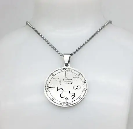 Индивидуальное ожерелье с диском из 7 браслетов с подвеской Майкл Рафаэль Уриэль ювелирные изделия лучший подарок для друга YP6715 - Окраска металла: Имитация родиевого покрытия