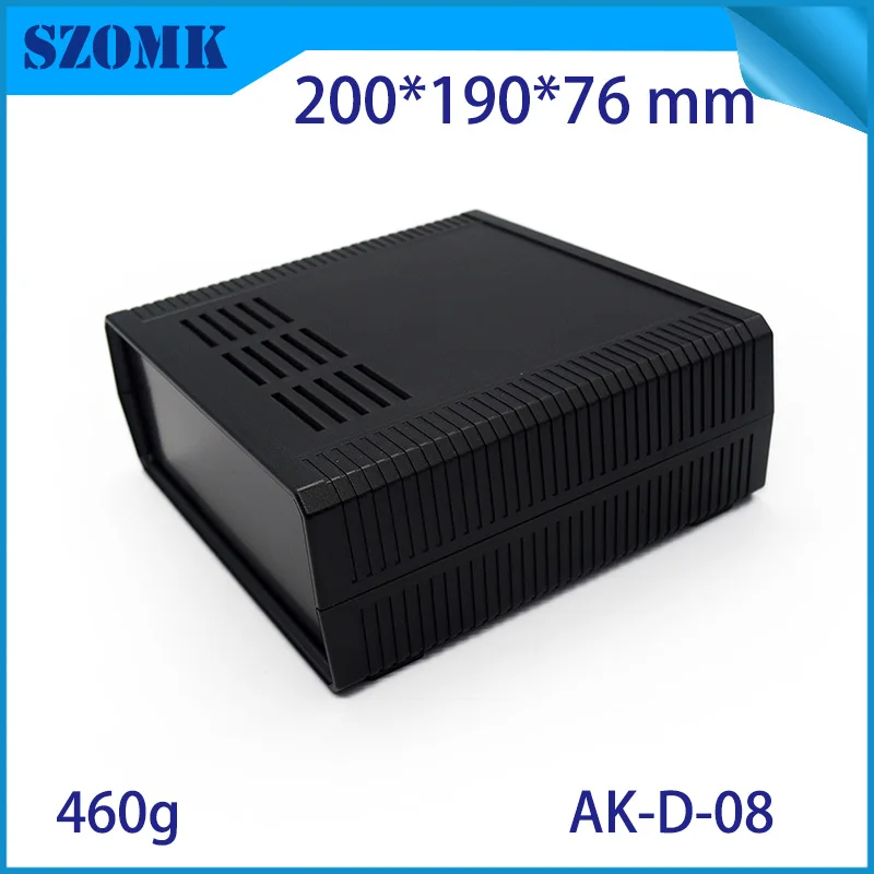 szmk plastic desktop enclosure electronics junction box instrument housing plastic abs control box hot sale project box plastic housing (24)