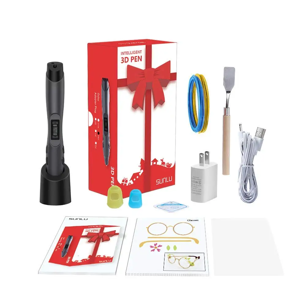 3d pen free ship SUNLU new 3D Pen Modeling 3D DIY Toys sell with free 1.75mm PLA ABS Filament LCD Screen Support Portable Power 3d pen free ship SUNLU new 3D Pen Modeling 3D DIY Toys sell with free 1.75mm PLA ABS Filament LCD Screen Support Portable Power