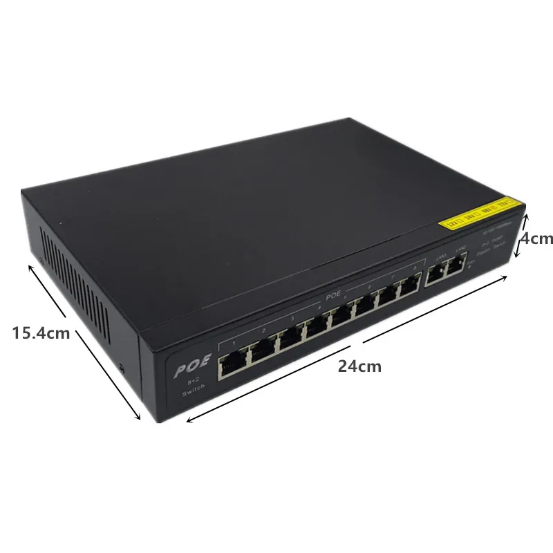 ANDDEAR BO7 48В 8 портовый гигабитный неуправляемый poe коммутатор 8*10/100 Мбит/с POE poort