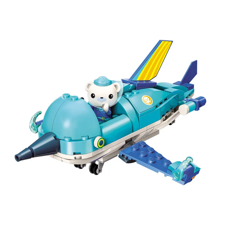 Octonauts строительные блоки Octo-Pod Осьминог игровой набор& Barnacles kwazii песо Inkling 698 Обучающие octonauts Кирпичи Игрушки