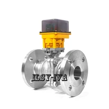 DN50 2-полосная DC12V/24 V фланец из нержавеющей стали типа моторизованный шаровой клапан CR03/CR04