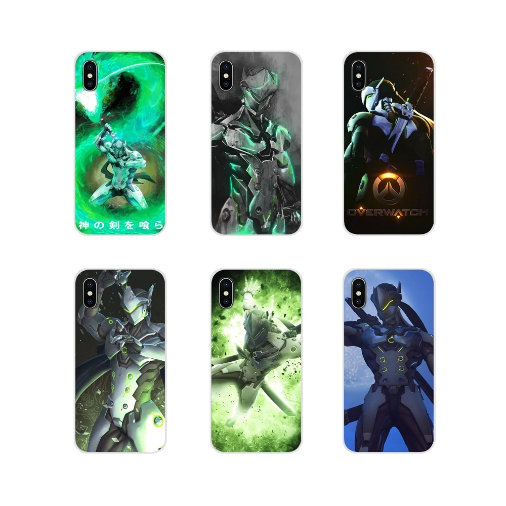 

Silicone Shell Cases Overwatch Genji Character Trailer For Apple iPhone X XR XS MAX 4 4S 5 5S 5C SE 6 6S 7 8 Plus ipod touch 5 6