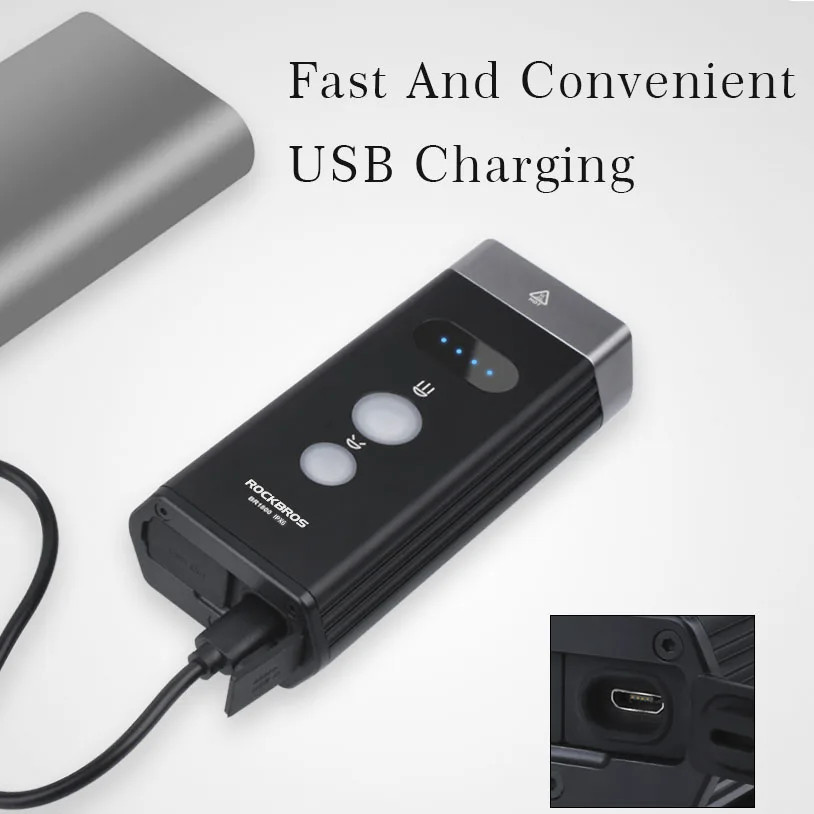Best ROCKBROS Bike Light Front 1800Lm 2 Led Bike USB Rechargeable Bicycle Light 5200 MhA Li-Battery Cycling Flashlight Power Bank 2 Best ROCKBROS Bike Light Front 1800Lm 2 Led Bike USB Rechargeable Bicycle Light 5200 MhA Li-Battery Cycling Flashlight Power Bank 2