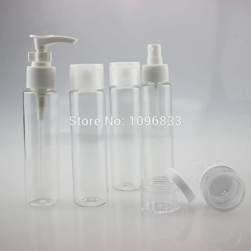 6pcs in 1 Set Cosmetic Bottles Travelling Toiletry Kits Make-up Spray Atomizer Lotion Bottle Mask Jar Shampoo Container | Красота и