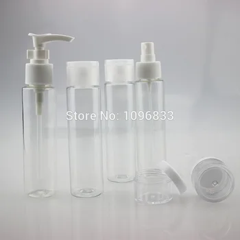 

6pcs in 1 Set Cosmetic Bottles,Travelling Set Toiletry Kits Make-up Spray Atomizer Lotion Bottle Mask Jar Shampoo Container