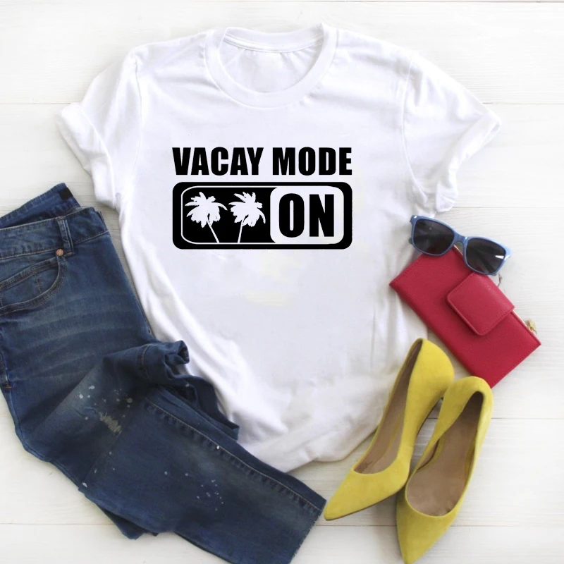 Женская рубашка, летняя, дорожная, для путешествий, милая, happy camper Kawaii, женская одежда, с графическим принтом, женская футболка, топ, футболка, женская футболка