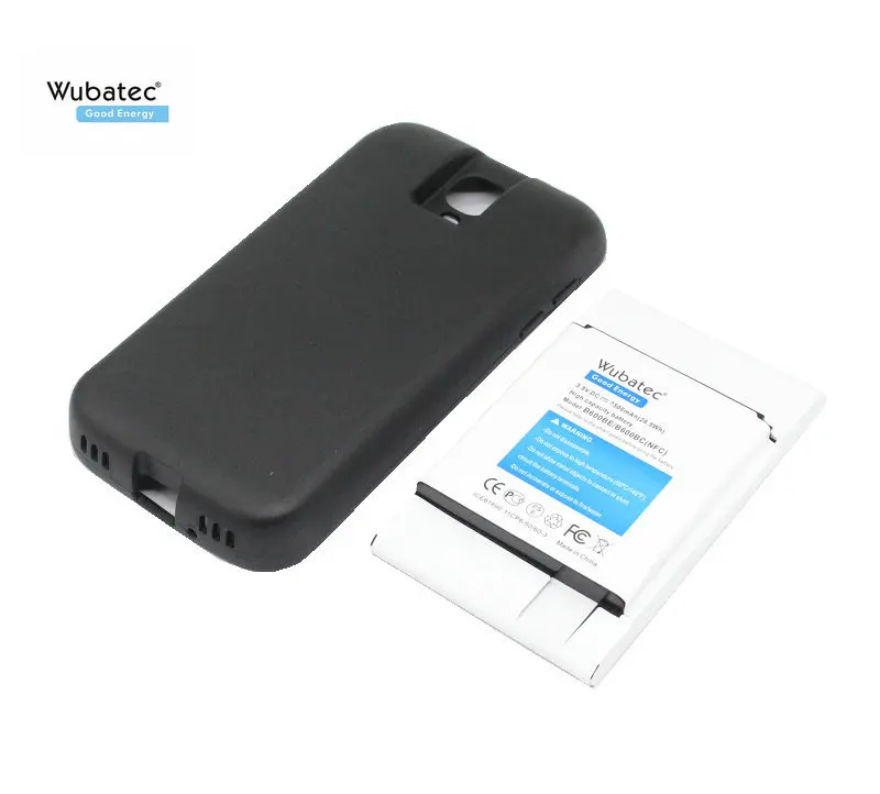 

Wubatec 1x 7500mAh S4 NFC Extended Battery For Samsung Galaxy S 4 I9500 I9502 I9505 I9508 i337 i545 S4 Active i9295 + TPU Case