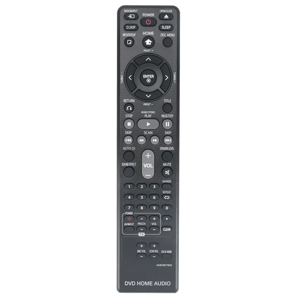 Новый пульт дистанционного управления AKB70877935 подходит для LG DVD Mini Hi Fi системы DM7630