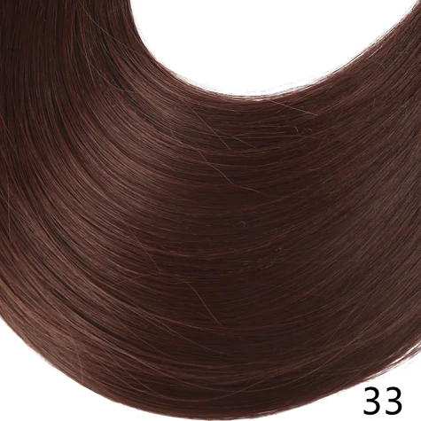 SARLA, 22 дюйма, кудрявый прямой синтетический конский хвост для наращивания, на клипсах, конский хвост, натуральные волосы для наращивания, термостойкие волосы P009 - Цвет: Dark Auburn