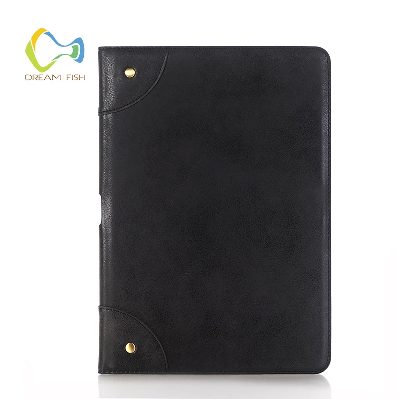 

2018 for iPad2/3/4 case Drop resistance silicone Smart Cover Antique books Magnet wake up sleep Case for tablet