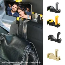 Vehemo Автомобильный держатель для телефона подголовник автомобиля крючок Универсальный Поворот подставка для телефона на заднее сиденье Масштабируемая вешалка