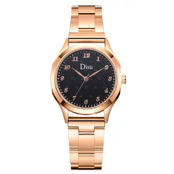 

Luxury Rose Gold Dress Wrist Watches For Women Simple Number Design Bracelet Quartz Clock relogio feminino reloj mujer