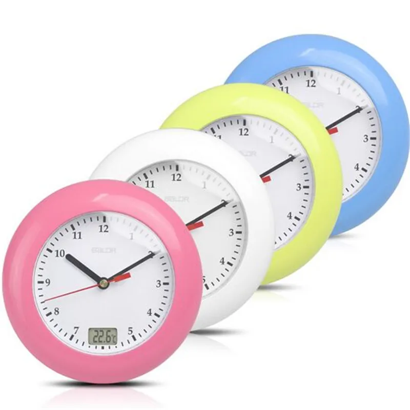 Baldr Thermometer Bathroom Wall Clocks Temperature Display Wall Hanging