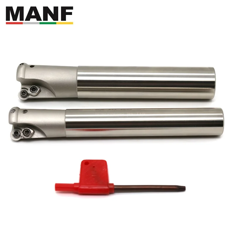 

MANF TRS-C20-5R20-160 RD Carbide Inserts Alloy End Mill Arbor Milling Cutting Machining Round Nose Milling Cutter Shoulder