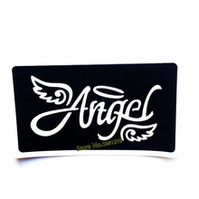 Трафарет для татуировки с изображением крыльев Ангела, трафарет для татуировки, Аэрограф, шаблон для татуировки, индийский трафарет для татуировки хны, боди-арт, грудь, рука