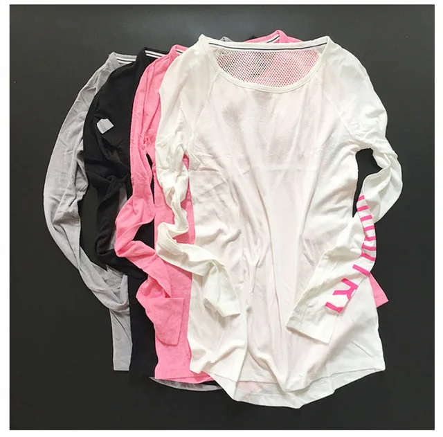 Fitness Breathable Sportswear Women T Shirt Sport Suit Yoga Top Quick-Dry Running Shirt Gym Clothes Sport Shirt Jacket  P189 2