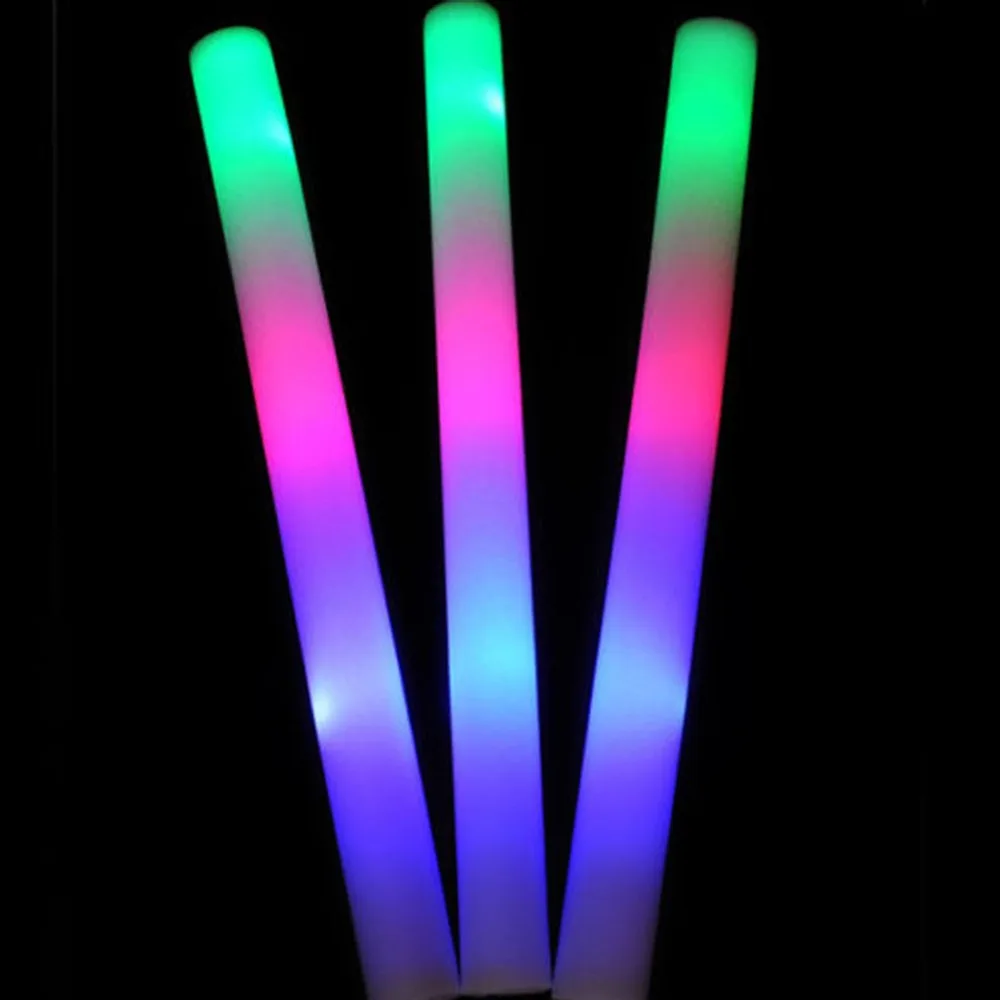 Glow Sticks Bulk 30pcs - LED Foam Batons With 3 Flashing Modes For Parties, Concerts, Festivals - View #10