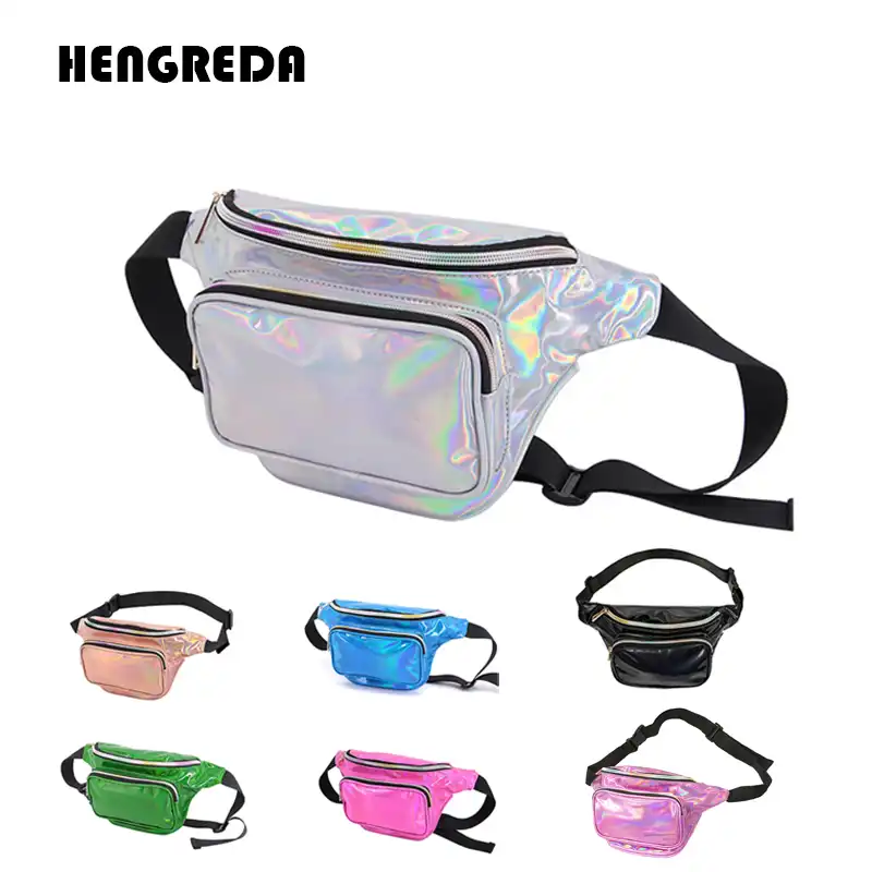 metallic bum bag