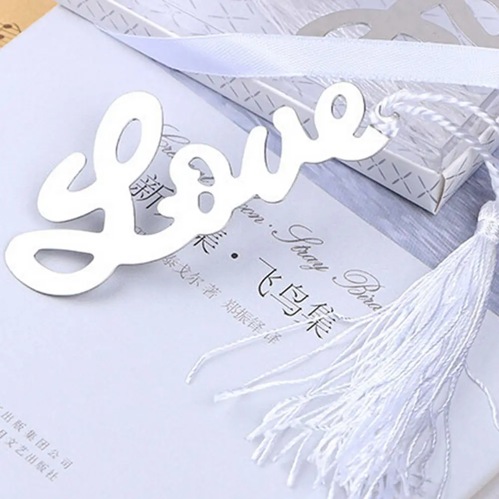 Новое поступление креативная любовь сплав Серебристая Закладка Love Note Новинка
