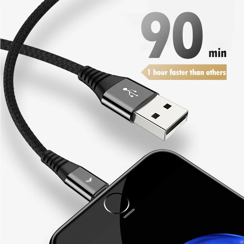 NOHON кабель для зарядки и синхронизации данных 8-контактный USB кабель для iphone XS XR X 8 7 6 6S 5S 5 Plus для iPad Air 1 2 короткий кабель для зарядки