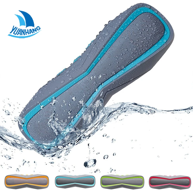 IPX7 Waterproof Portable Mini Wireless Bluetooth Bass Stereo Cycling Sport Bicycle Shockproof Subwoofer Outdoor Speaker TF