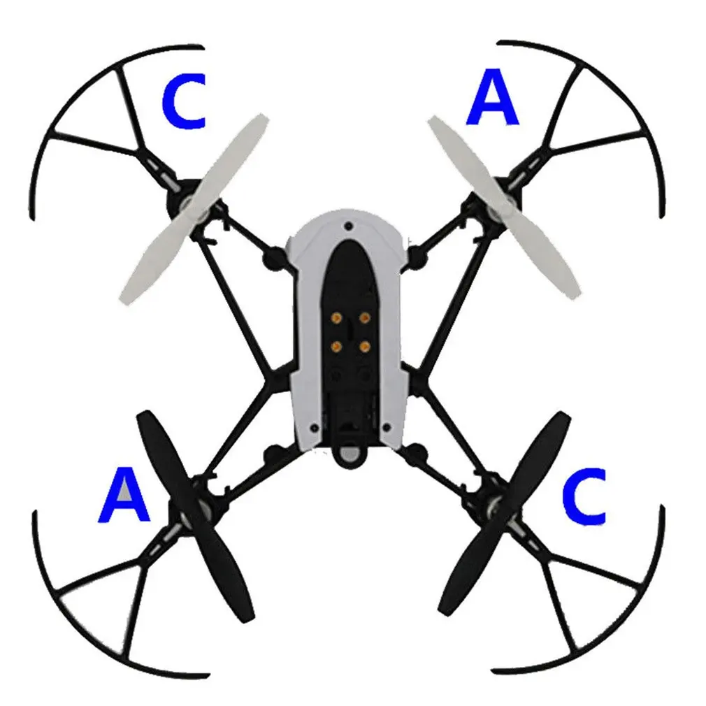 Один комплект RC Лопасти пропеллера мини Дроны для Parrot Mambo UAV части пропеллеры RC для мини дронов для Parrot Mambo UAV части