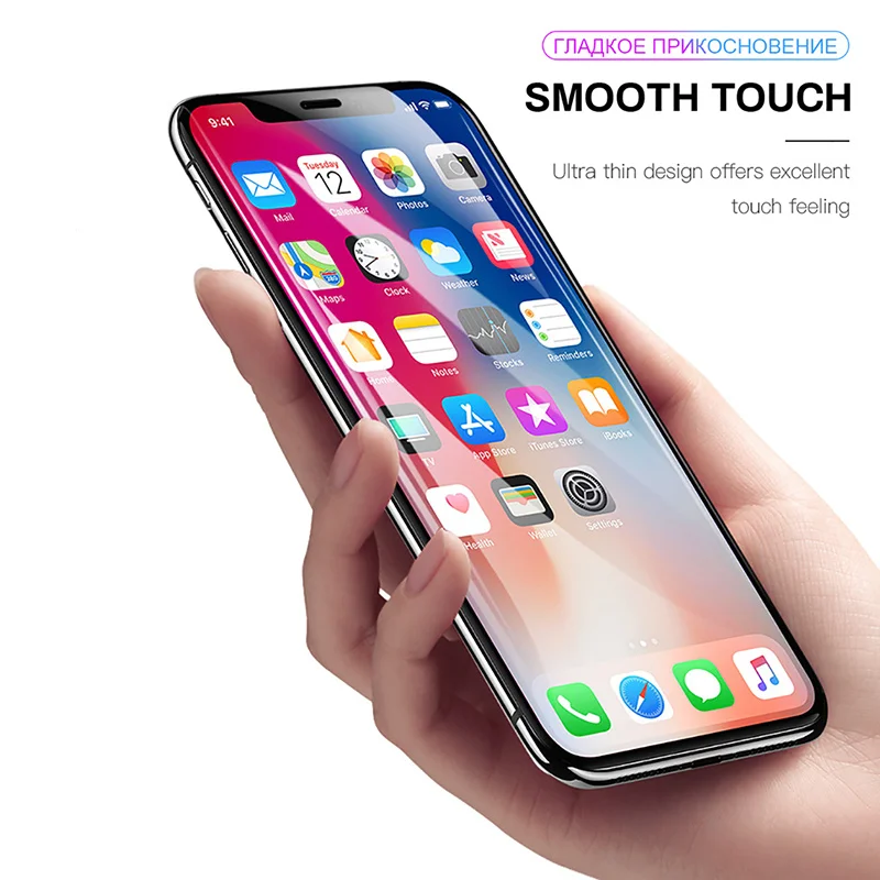Защитное стекло HOPCHAM 10D для iPhone X XS 6 6S 7 8 plus защиты экрана XR MAX защита | Мобильные