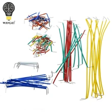 Горячая 140 шт U форма пайки макет перемычка Кабель провода комплект для Arduino Щит для raspberry pi Прямая поставка